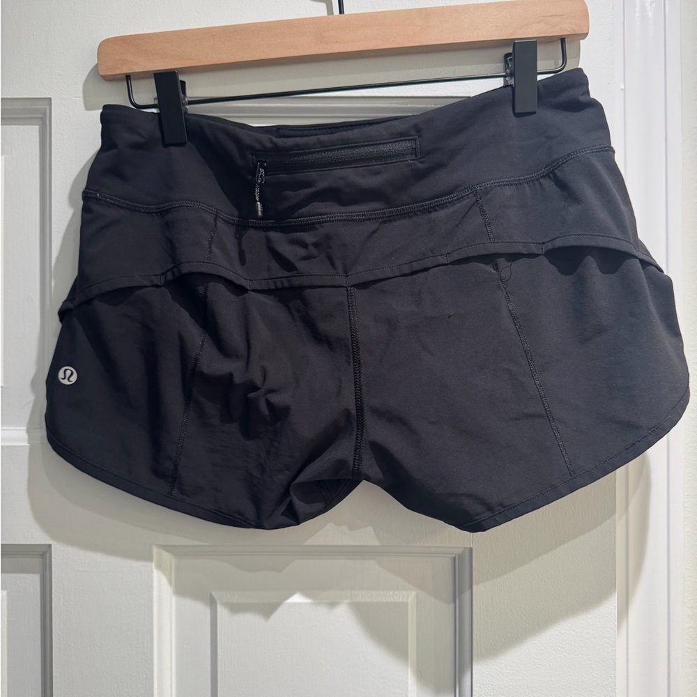 lululemon athletica Women's Classic Black Athletic Shorts